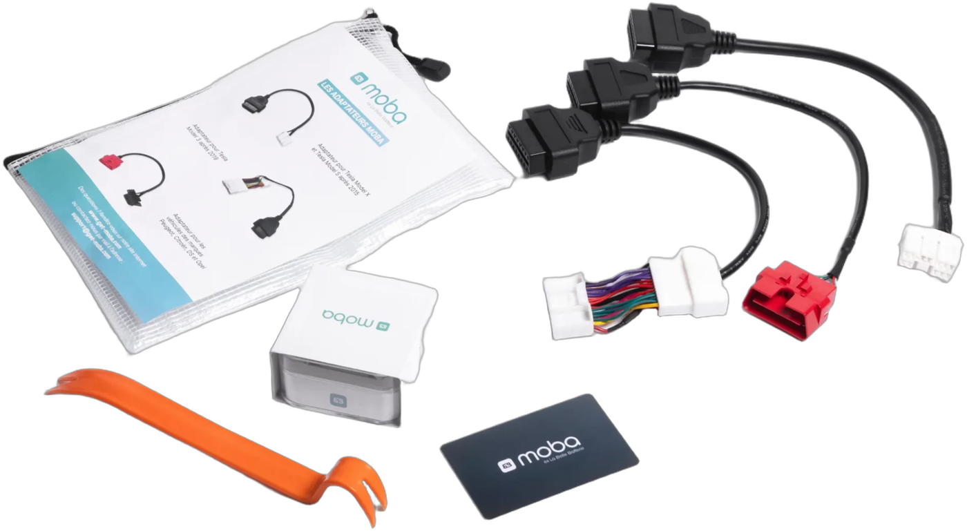Kit MOBA completo com adaptadores, leitor e manual